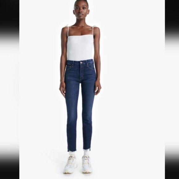 MOTHER The Looker Ankle Step Fray Bombay Lost And Found Sz 25” - Picture 1 of 8
